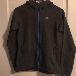 Nike grey zip up size M